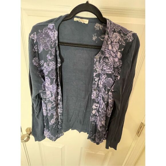 Coldwater Creek women’s lot bundle blouse and cardigan XLp - Picture 2 of 12